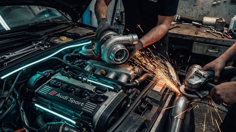 溏心vlog修车视频-涡轮增压改装视频教程